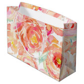 Grand Sac Cadeau Les pivoines (Dos Angle)