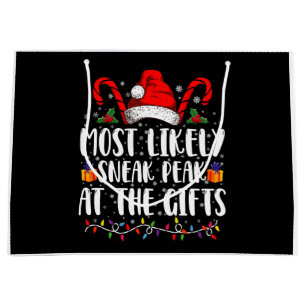 Grand Sac Cadeau Les Plus Susceptibles D'Atteindre Un Sommet À Noël