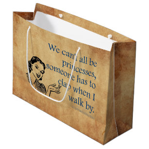 Grand Sac Cadeau Les princesses de SlipperyJoe applaudissent affich