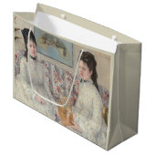 Grand Sac Cadeau Les Soeurs (par Berthe Morisot) (Devant Angle)