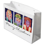 Grand Sac Cadeau Les trois Rois Art Christmas (Dos Angle)