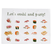 Grand Sac Cadeau Let’s sushi and party! (Dos)