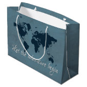 Grand Sac Cadeau Let the adventure begin (Dos Angle)