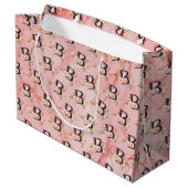 Grand Sac Cadeau Lettre B (Dos Angle)