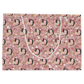 Grand Sac Cadeau Lettre D (Dos)