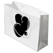 Grand Sac Cadeau Lettre de graffiti Y Essentiel (Dos Angle)