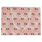 Grand Sac Cadeau Lettre P (Dos)