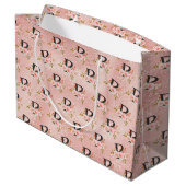 Grand Sac Cadeau Lettre P (Dos Angle)
