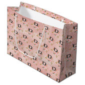Grand Sac Cadeau Lettre P (Devant Angle)