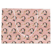 Grand Sac Cadeau Lettre Q (Dos)