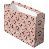Grand Sac Cadeau Lettre Q (Devant Angle)