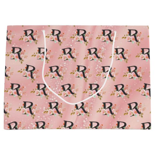 Grand Sac Cadeau Lettre R (Devant)