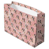 Grand Sac Cadeau Lettre R (Dos Angle)