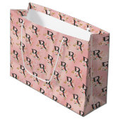 Grand Sac Cadeau Lettre R (Devant Angle)