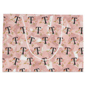 Grand Sac Cadeau Lettre T (Dos)
