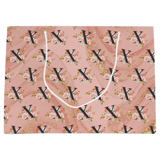 Grand Sac Cadeau Lettre X (Devant)