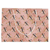 Grand Sac Cadeau Lettre X (Dos)