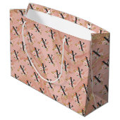 Grand Sac Cadeau Lettre X (Dos Angle)