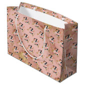 Grand Sac Cadeau Lettre Z (Dos Angle)