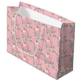 Grand Sac Cadeau Licorne (Devant Angle)