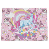 Grand Sac Cadeau Licornes Danseuses (Devant)