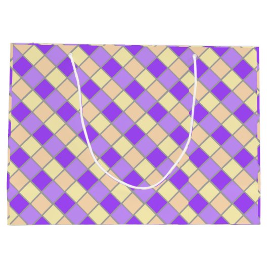 Grand Sac Cadeau Lilac et Peach (Dos)