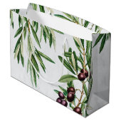 Grand Sac Cadeau L'île méditerranéenne grecque Feuille d'olive (Dos Angle)