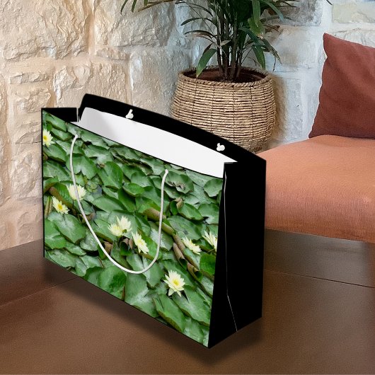 Grand Sac Cadeau Lillies d'eau