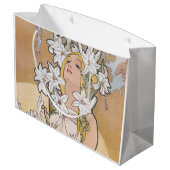 Grand Sac Cadeau Lily (Quatre Fleurs), Alphonse Mucha (Dos Angle)