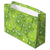 Grand Sac Cadeau Lime pop (Dos Angle)