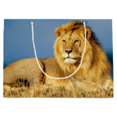Grand Sac Cadeau Lion d'Afrique 2 (Devant)
