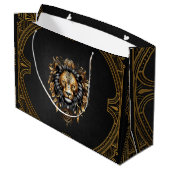Grand Sac Cadeau Lion majestueux (Dos Angle)