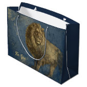 Grand Sac Cadeau Lion vintage (Dos Angle)