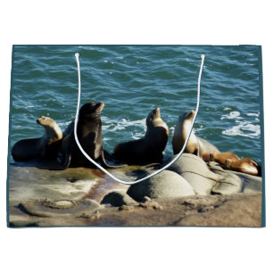 Grand Sac Cadeau Lions de la mer de San Diego