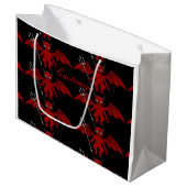Grand Sac Cadeau Little Red Devil Thunder_Cove (Devant Angle)