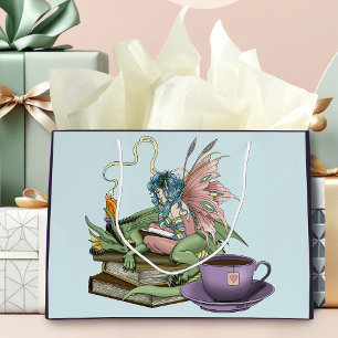 Grand Sac Cadeau Livres de thé de l'amitié de la fée dragon