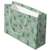 Grand Sac Cadeau Lizard (Devant Angle)
