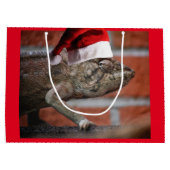 Grand Sac Cadeau Lizard de Noël (Dos)