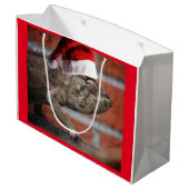 Grand Sac Cadeau Lizard de Noël (Dos Angle)