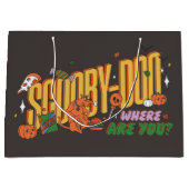 Grand Sac Cadeau Logo de collation Scooby-Doo Halloween (Devant)
