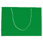 Grand Sac Cadeau Logo de l'entreprise Joyeux Noël vert (Dos)