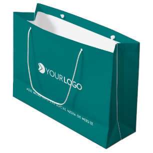 Grand Sac Cadeau Logo d'entreprise personnalisé cadeaux d'affaires 