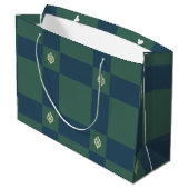 Grand Sac Cadeau Logo essence verte (Dos Angle)