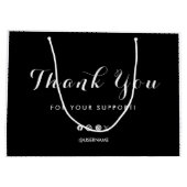 Grand Sac Cadeau Logo Merci Business (Dos)