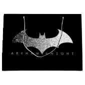 Grand Sac Cadeau Logo Pixel Batman Arkham Knight (Devant)