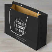 Grand Sac Cadeau Logo Professionnel Entreprise Marque Gary