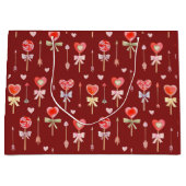 Grand Sac Cadeau Lollipopes Et Flèches (Devant)