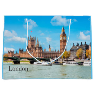 Grand Sac Cadeau Londres, Royaume-Uni Big Ben View