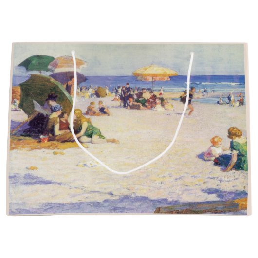 Grand Sac Cadeau Long Beach (État de New York) (Devant)