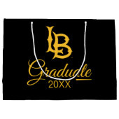 Grand Sac Cadeau Long Beach State Logo Graduation (Dos)